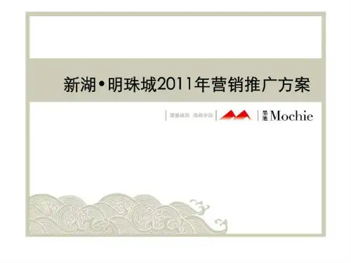 2019年吴江市新湖·明珠城营销推广方案