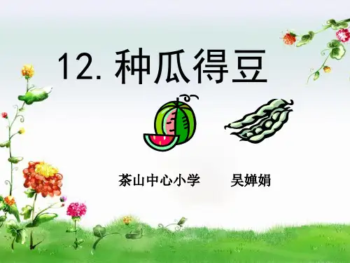 12种瓜得豆