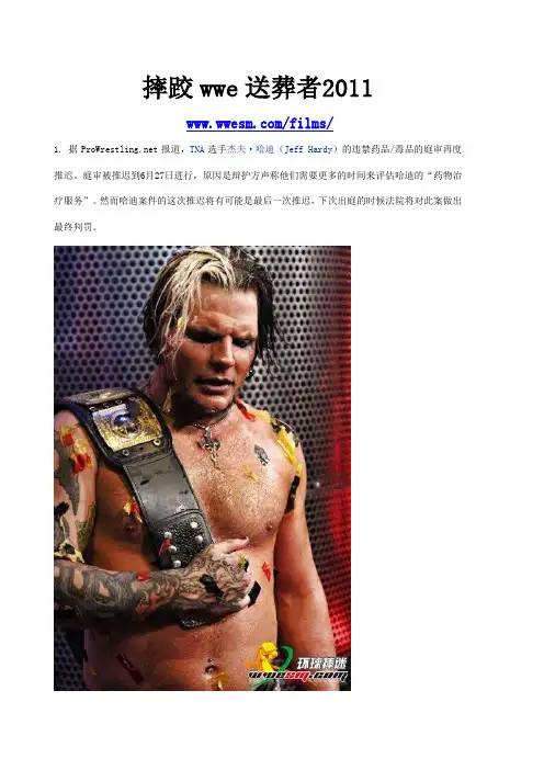 摔跤wwe送葬者2011