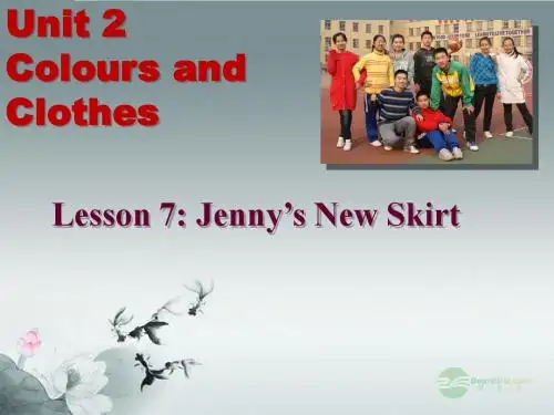 lesson7 Jenny's new skirt