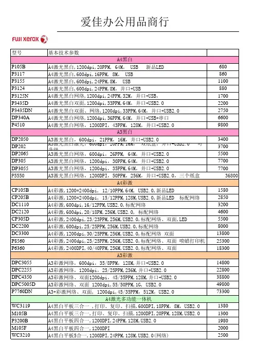 爱佳办公用品商行(打印机类)