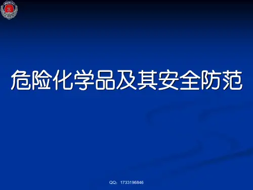 危险化学品及其安全防范(2013版)
