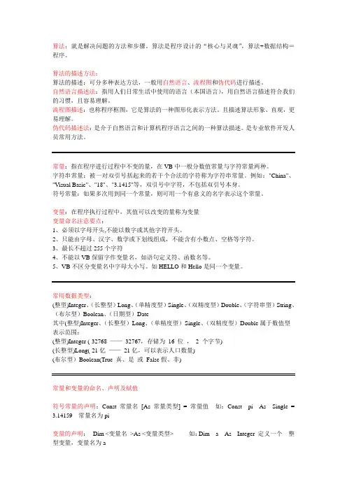 算法基础知识