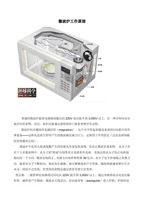 图解微波炉工作原理