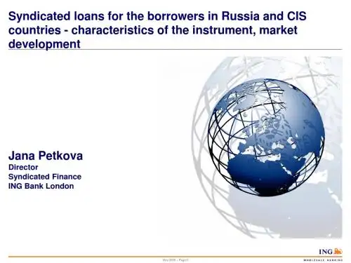 Syndicated loans for the borrowers-Petkova