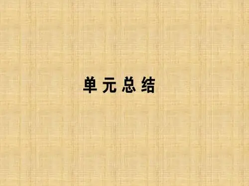 高中政治 第1单元 公民的政治生活单元总结名师课件 新人教版必修2