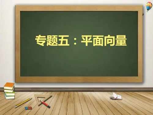 高考专题:平面向量