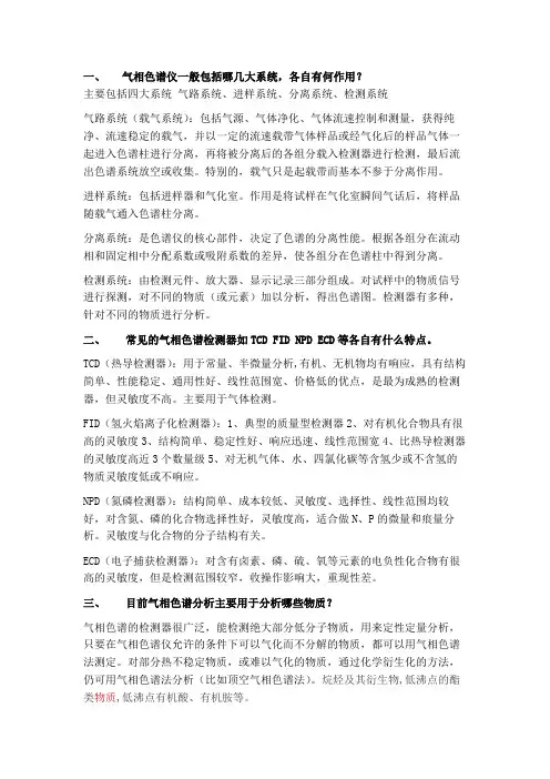 仪器分析作业2