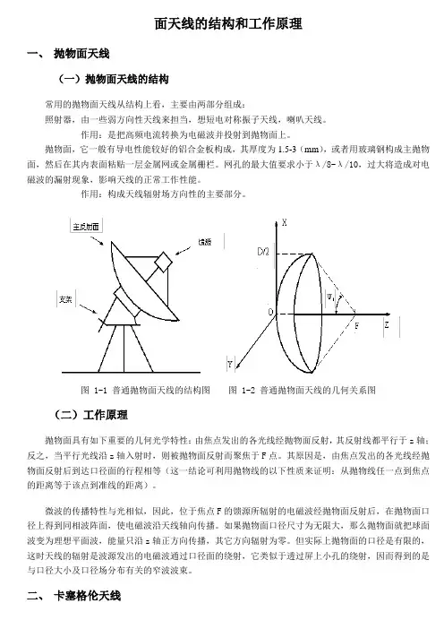 抛物面天线的工作原理 2