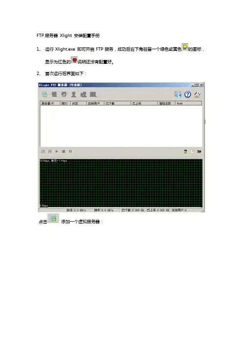 FTP服务器 Xlight 安装配置手册