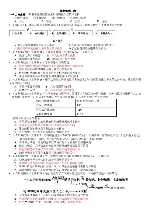 动物细胞工程 2