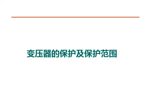 《变压器的保护》PPT课件