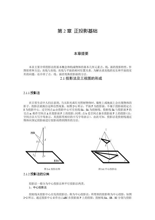 第2章 正投影基础