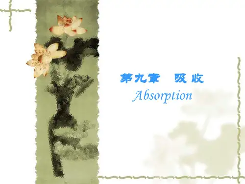 第九章 吸收 化工原理