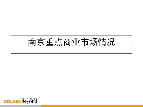 南京重点商业市场情况共29页