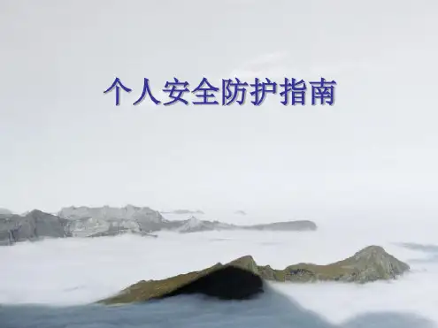 个人安全防护指南81846