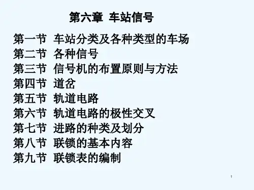 《铁路信号运营基础》第六章第五六节 PPT