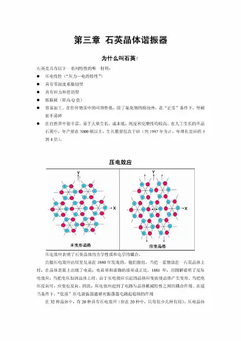 石英晶体谐振器