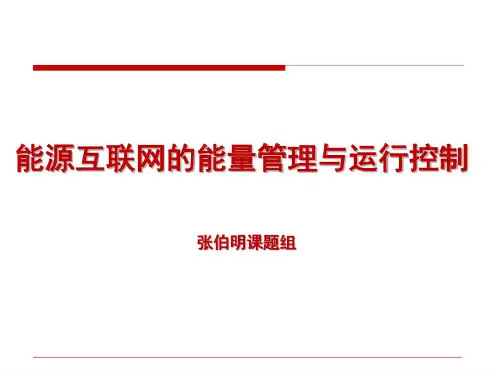能源互联网能量管理与运行控制-孙宏斌