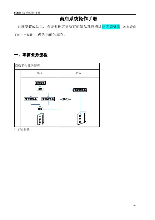 WEB_POS商店操作说明