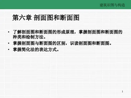 剖面图和断面图