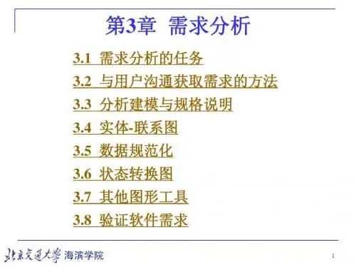 软件工程导论课件之第3章_需求分析