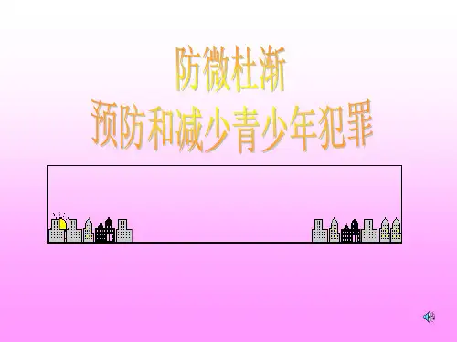 预防青少年犯罪PPT课件1 (1)