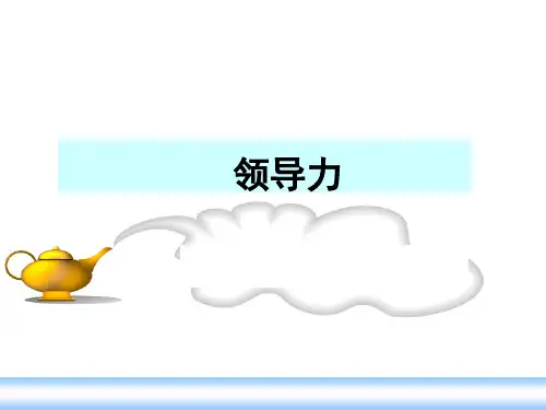 最新领导力(PPT)