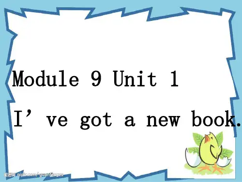 Module_9_Unit1_I've_got_a_new_book.ppt最终版