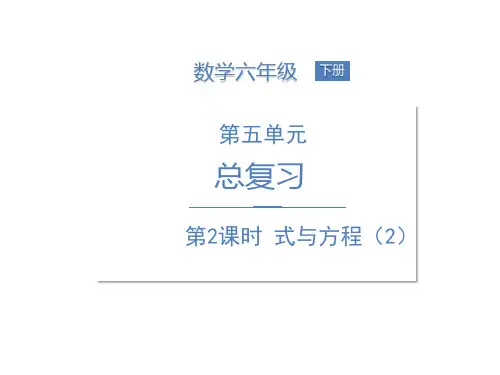 新人教版小学数学《总复习》完美课件1