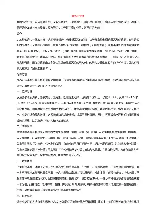 盱眙小龙虾++
