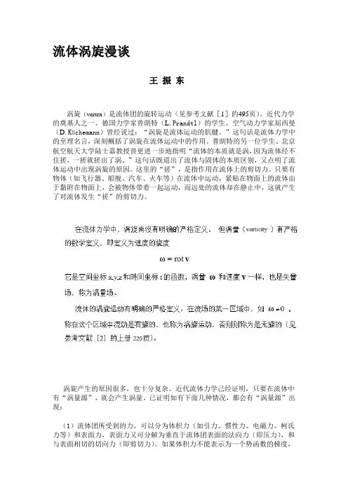 流体涡旋漫谈