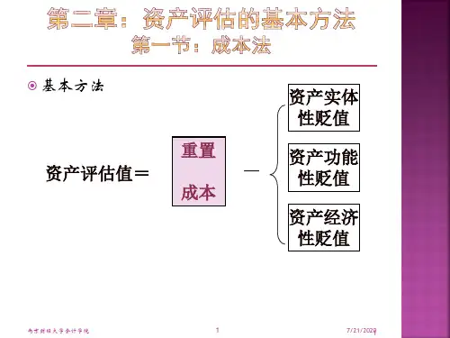 资产评估学总复习(终极版本)资料