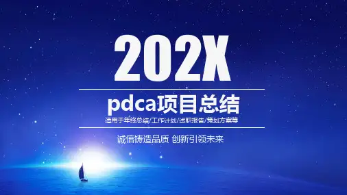 pdca项目总结ppt
