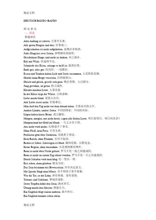德语专四复习资料.doc电子教案