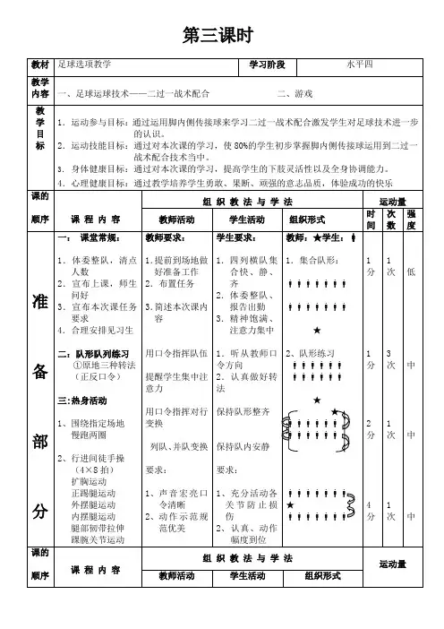 二过一战术配合