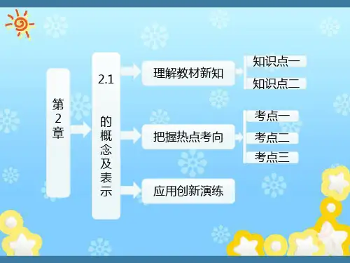 高中数学第1部分第2章21向量的概念及表示苏教版必修PPT课件