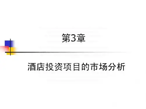 酒店投资项目的市场分析