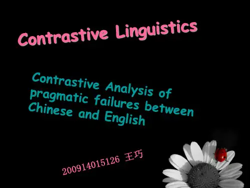 pragmatic failure 语用失误