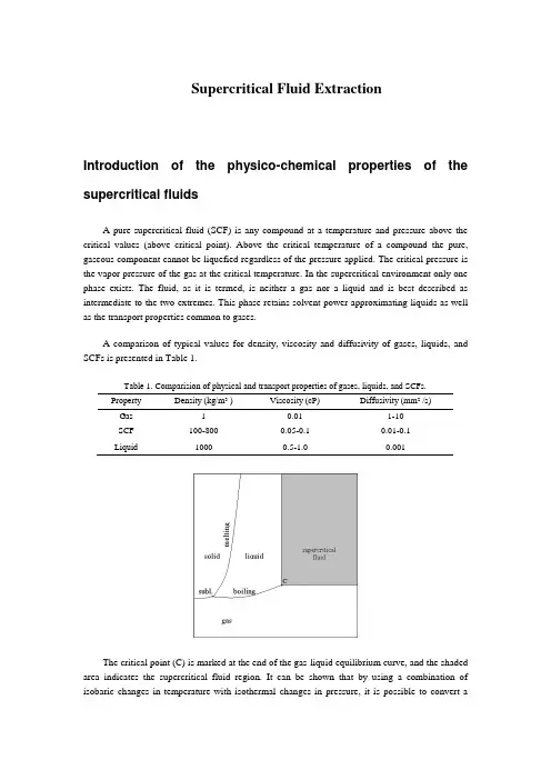 英语写作_Supercritical Fluid Extraction