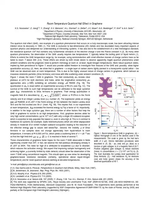 Room-Temperature Quantum Hall Effect in Graphene