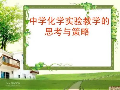 2012中学化学实验教学