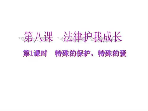 2019-2019学年人教版七年级政治下册同步课件第八课 法.ppt