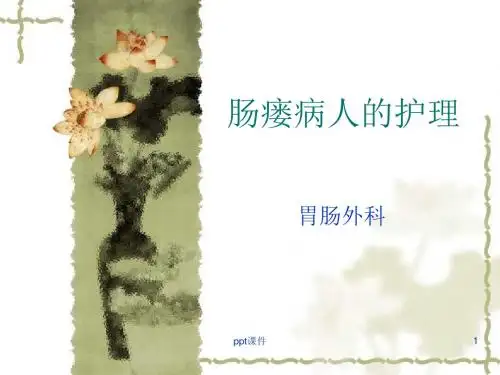肠瘘病人的护理【胃肠外科】  ppt课件