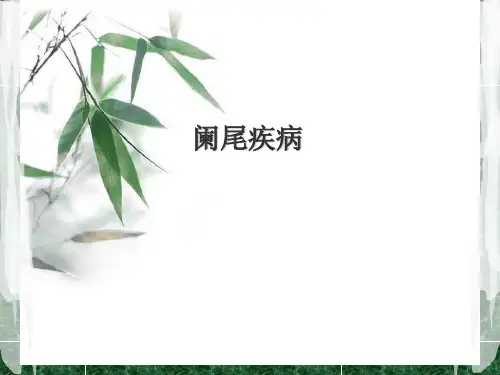 教学查房肠痈病ppt课件