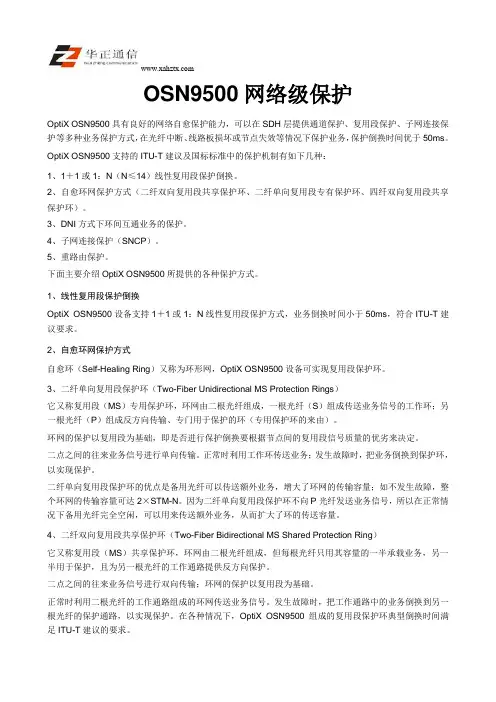 OSN9500网络级保护