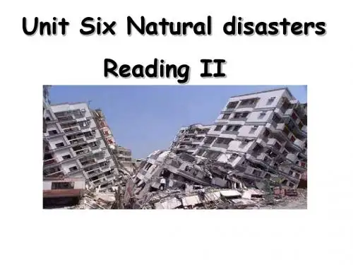 2013秋牛津译林版八上《Unit8 Natural disasters》(Reading)ppt课件