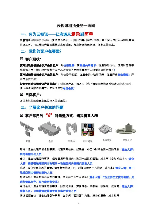 01-云视讯业务一纸阐