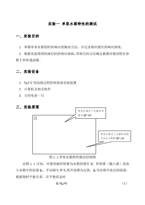 高级过程控制实验指导书