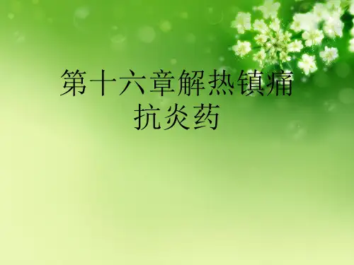 第十六章解热镇痛抗炎药优秀课件